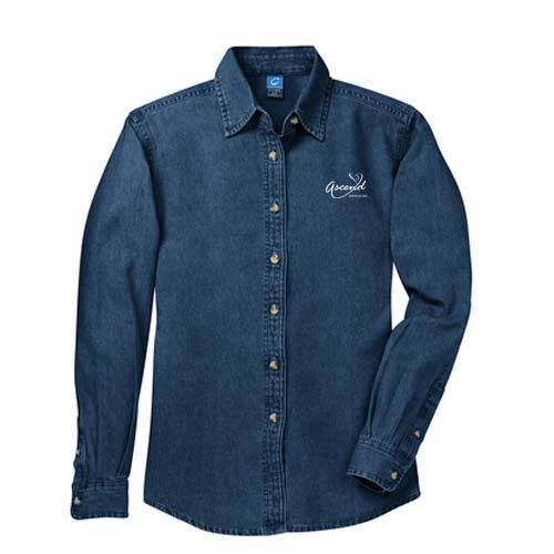 Ascend- Long Sleeve Denim Shirts - Image 4