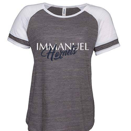 Immanuel Ladies Colorblock Tee