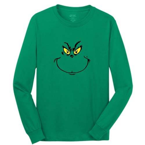 The Grinch Long Sleeve Shirt – Designers Lounge