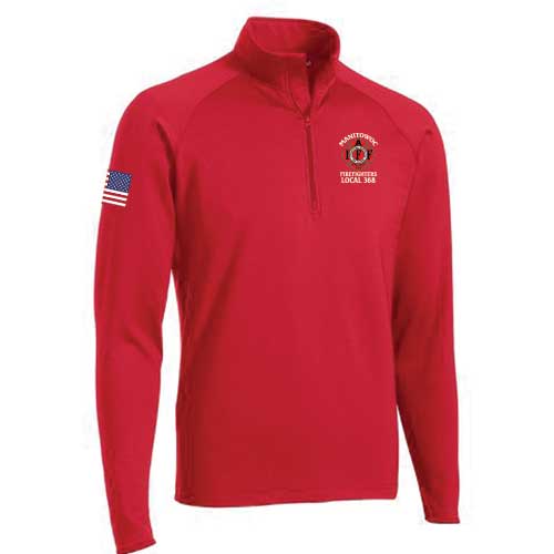 Firefighters Union – Stretch ¼ Zip Pullover – Designers Lounge