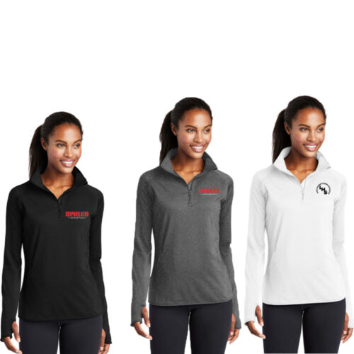 LHS Athletics- Stretch ¼ Zip Pullover (Ladies) - Image 2