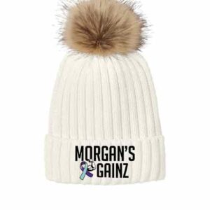 Morgan's Gainz - Faux Fur Pom Beanie