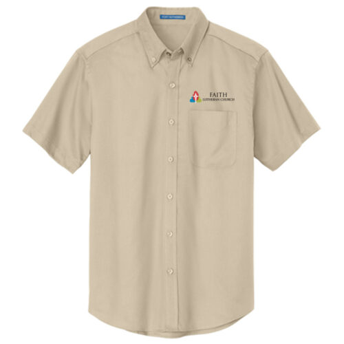 Faith Lutheran- Short Sleeve Easy Care Button Down Shirt - Image 3