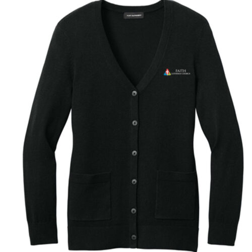 Faith Lutheran-Ladies Button-Up Cardigan