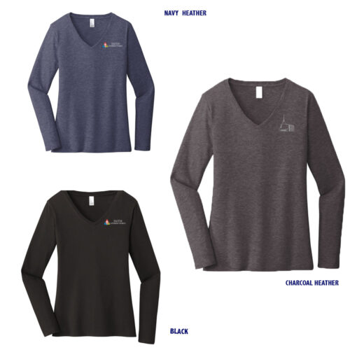 Faith Lutheran- Ladies Long Sleeve (V-Neck) - Image 2