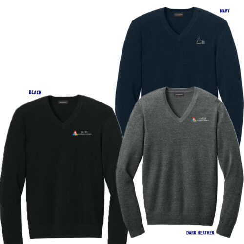 Faith Lutheran-Easy Care V-Neck Sweater - Image 2