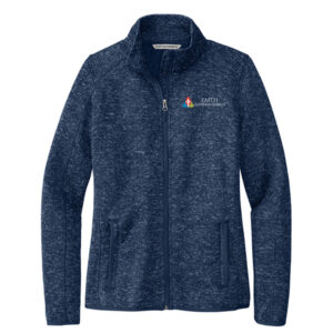 Faith Lutheran-Sweater Fleece Jacket (Ladies)