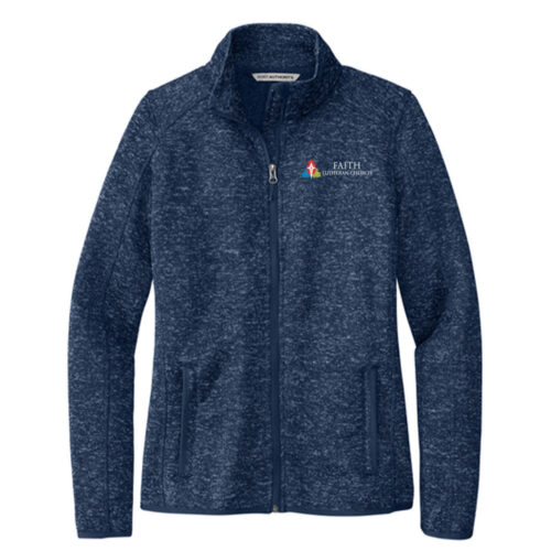 Faith Lutheran-Sweater Fleece Jacket (Ladies)