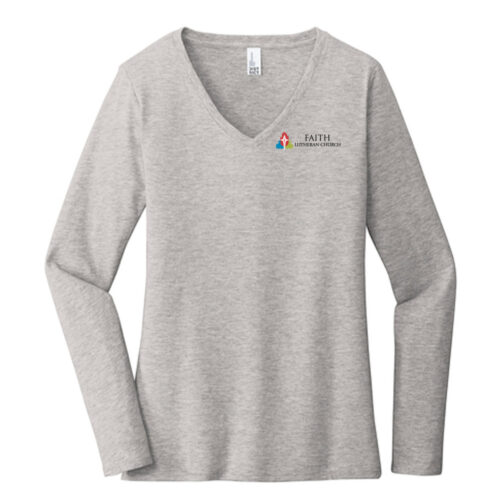 Faith Lutheran- Ladies Long Sleeve (V-Neck)