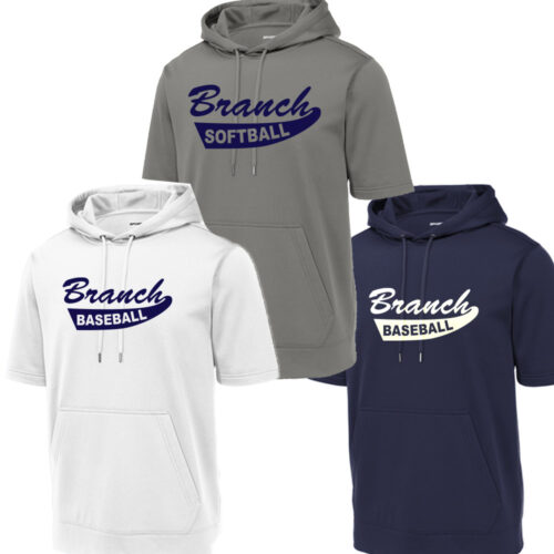 Branch Sports Short Sleeve Performance Hoodie - Image 2