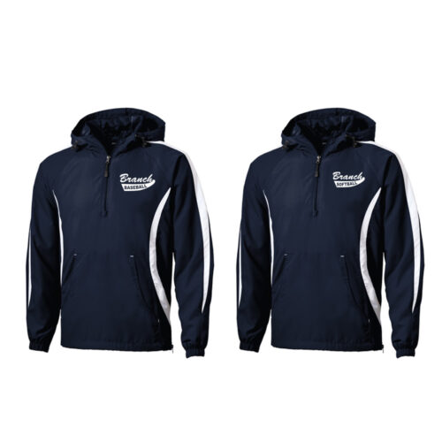 Branch Sports Colorblock Raglan 1/4 Zip Windbreaker - Image 2