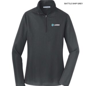 LAHRA- Ladies Pinpoint Mesh 1/4 Zip