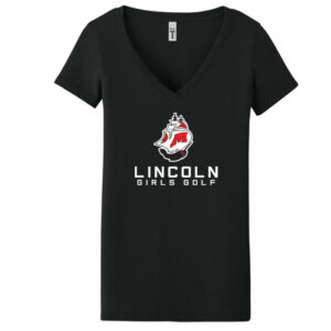 LHS Golf - Ladies Short Sleeve V-Neck Tee