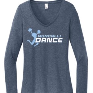 Roncalli Dance - Ladies Long Sleeve Triblend V-Neck Tee