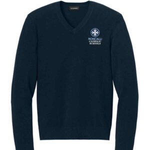 RCS Staff: V-Neck Cotton Blend Sweater