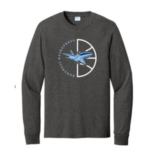Girls Roncalli Basketball - Long Sleeve Cotton Tee