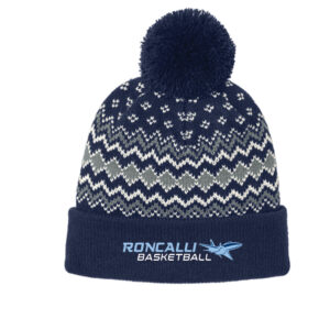 Girls Roncalli Basketball - AlpinePom Beanie