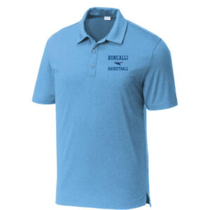 Boys Roncalli Basketball - Heather Performance Polo