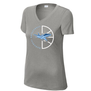 Girls Roncalli Basketball - Ladies Dri-fit V-neck