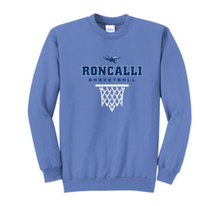 Boys Roncalli Basketball - Crewneck Sweatshirt