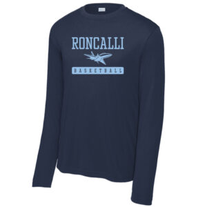 Boys Roncalli Basketball - Dri-fit Long Sleeve Tee