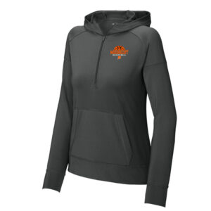 Mishicot Girls Basketball - Stretch Performance 1/4 Zip Hoodie (Ladies)