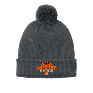 Mishicot Girls Basketball - Cozy Pom Beanie