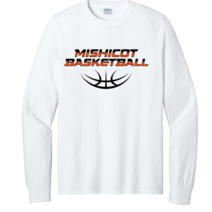 Mishicot Boys Basketball - Long Sleeve Ringspun Tee