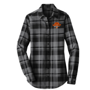 Mishicot Girls Basketball - Plaid Flannel Shirt (Ladies)