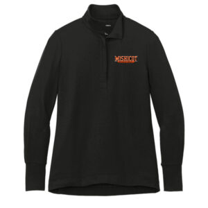 Mishicot Boys Basketball - Ladies Cotton Stretch 1/4 Zip