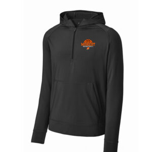 Mishicot Girls Basketball - Stretch Performance 1/4 Zip Hoodie
