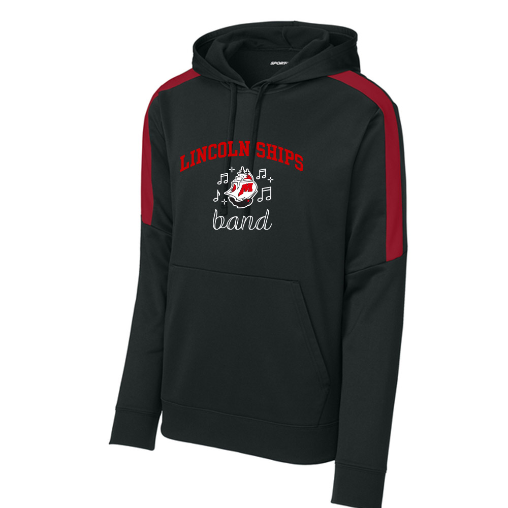 LHS Band - Colorblock Performance Hoodie