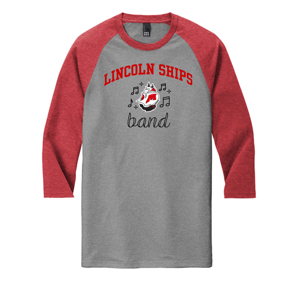 LHS BAND - 3/4 Sleeve Triblend Tee