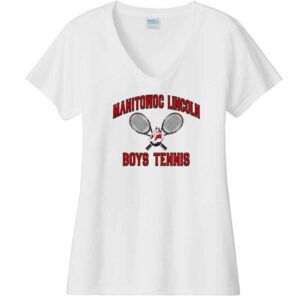 LHS  Boys Tennis - Short Sleeve Ringspun Tee (Ladies)