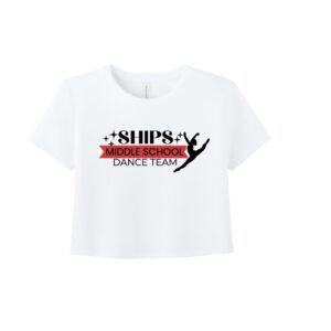 SMS Dance- Ladies Flowy Cropped Tee