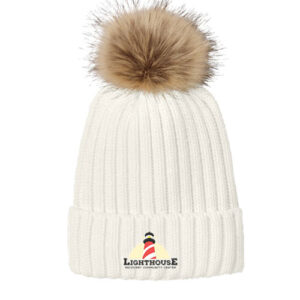 Lighthouse Recovery - Faux Fur Pom Beanie