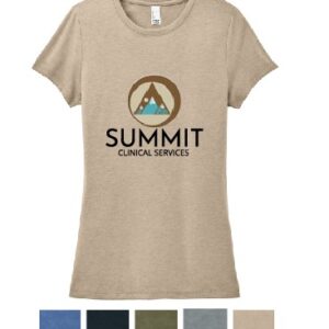 Summit Clinical Services-Ladies Short Sleeve Triblend Tee