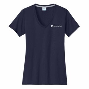 Lending Pad: Port & Co Womens Performance Blend V-Neck Tee