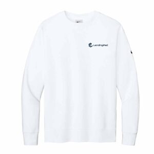 Lending Pad: Nike Club Fleece Sleeve Swoosh Crewneck Sweatshirt