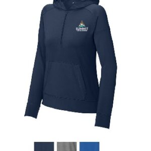 Summit Clinical Services-Ladies Sport-Wick Stretch 1/4 Zip Hoodie