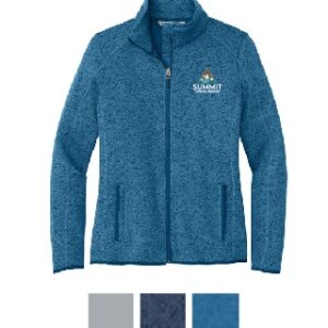 Summit Clinical Services-Ladies Sweater Fleece Full Zip Jacket