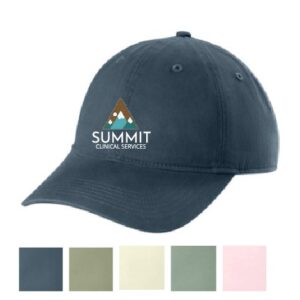 Summit Clinical Services-Sunwashed Unstructured Cotton Cap
