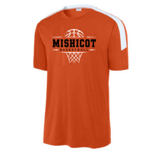 Mishicot Girls Basketball - Colorblock Dri-Fit Tee