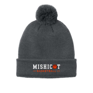 Mishicot Girls Basketball - Cozy Pom Beanie