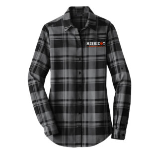 Mishicot Girls Basketball - Plaid Flannel Shirt (Ladies)