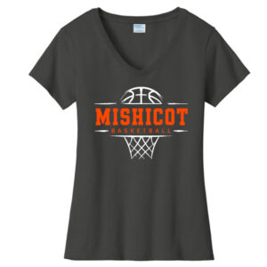 Mishicot Girls Basketball - Short Sleeve Ringspun Tee (Ladies)