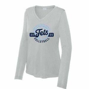 Roncalli Volleyball -Ladies Long Sleeve Dri-Fit V-Neck Tee